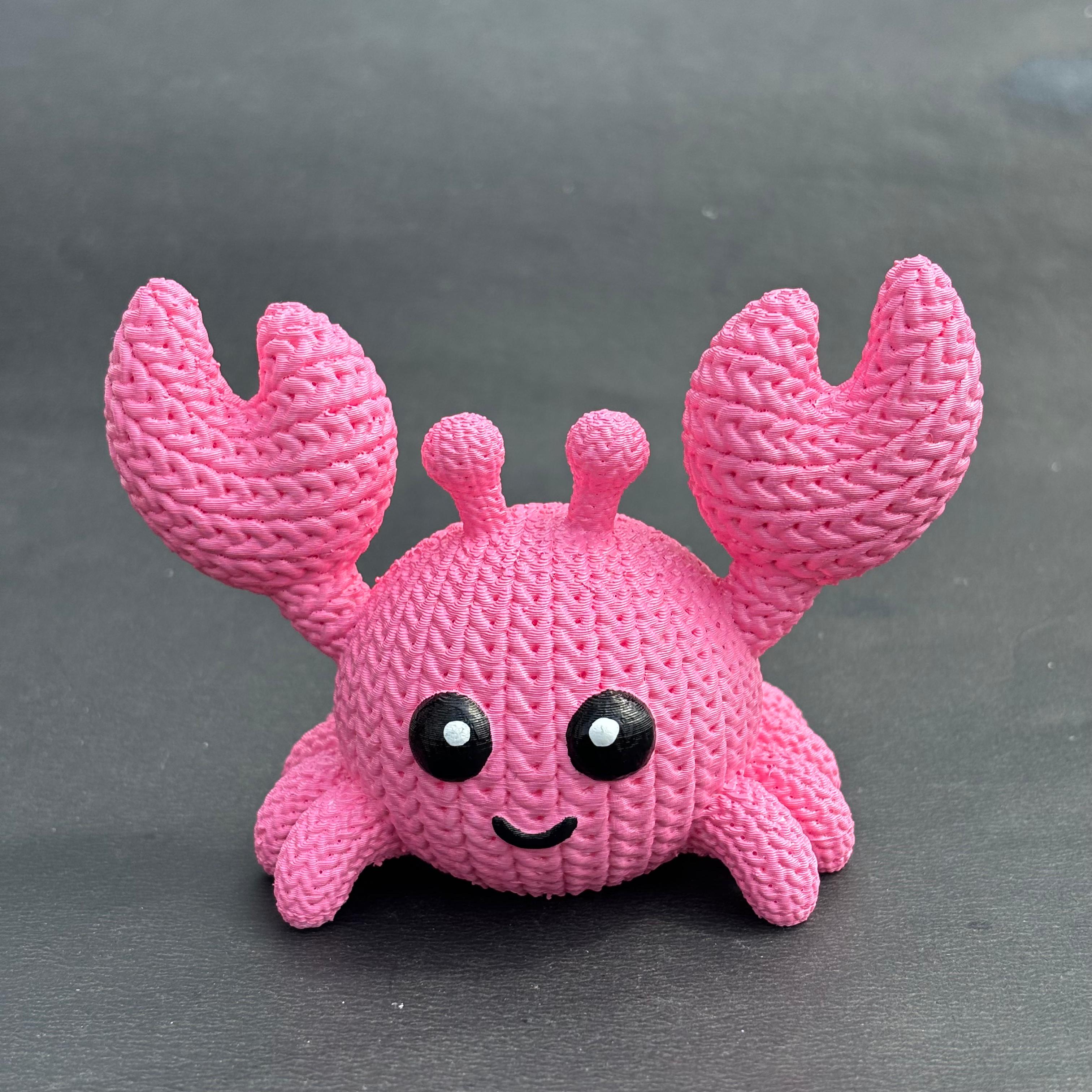 Knitted Crab