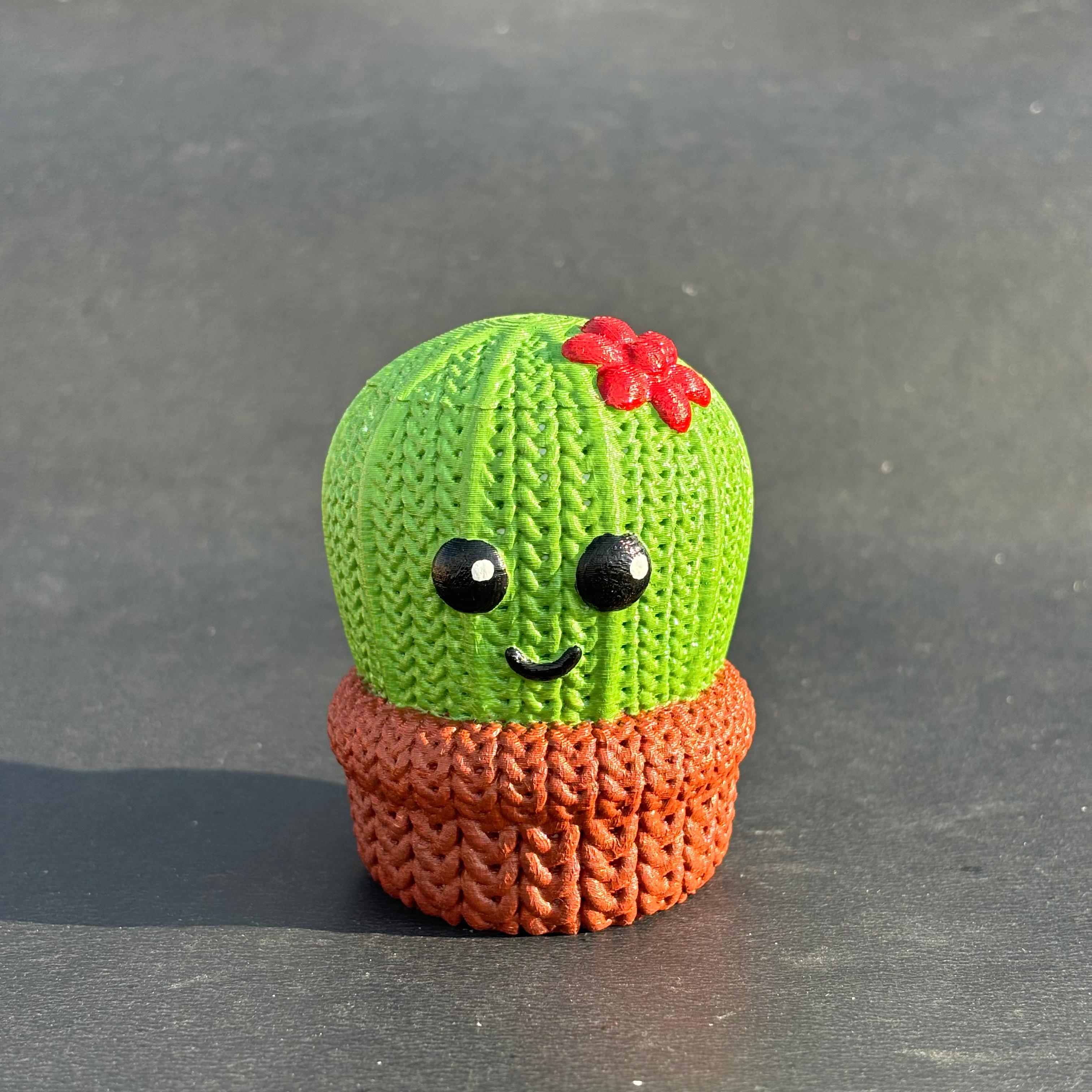 Knitted Cactus