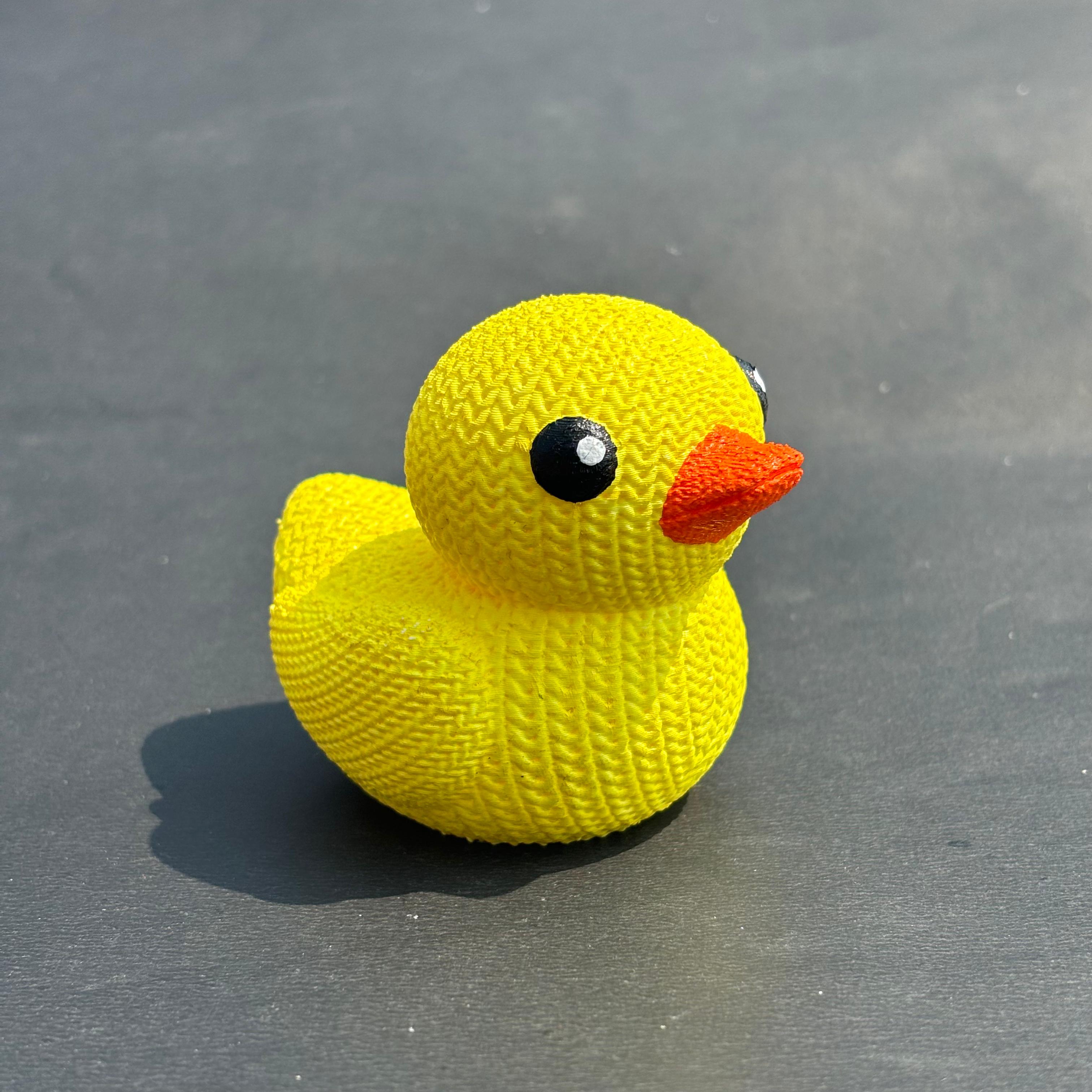 Knitted Duck