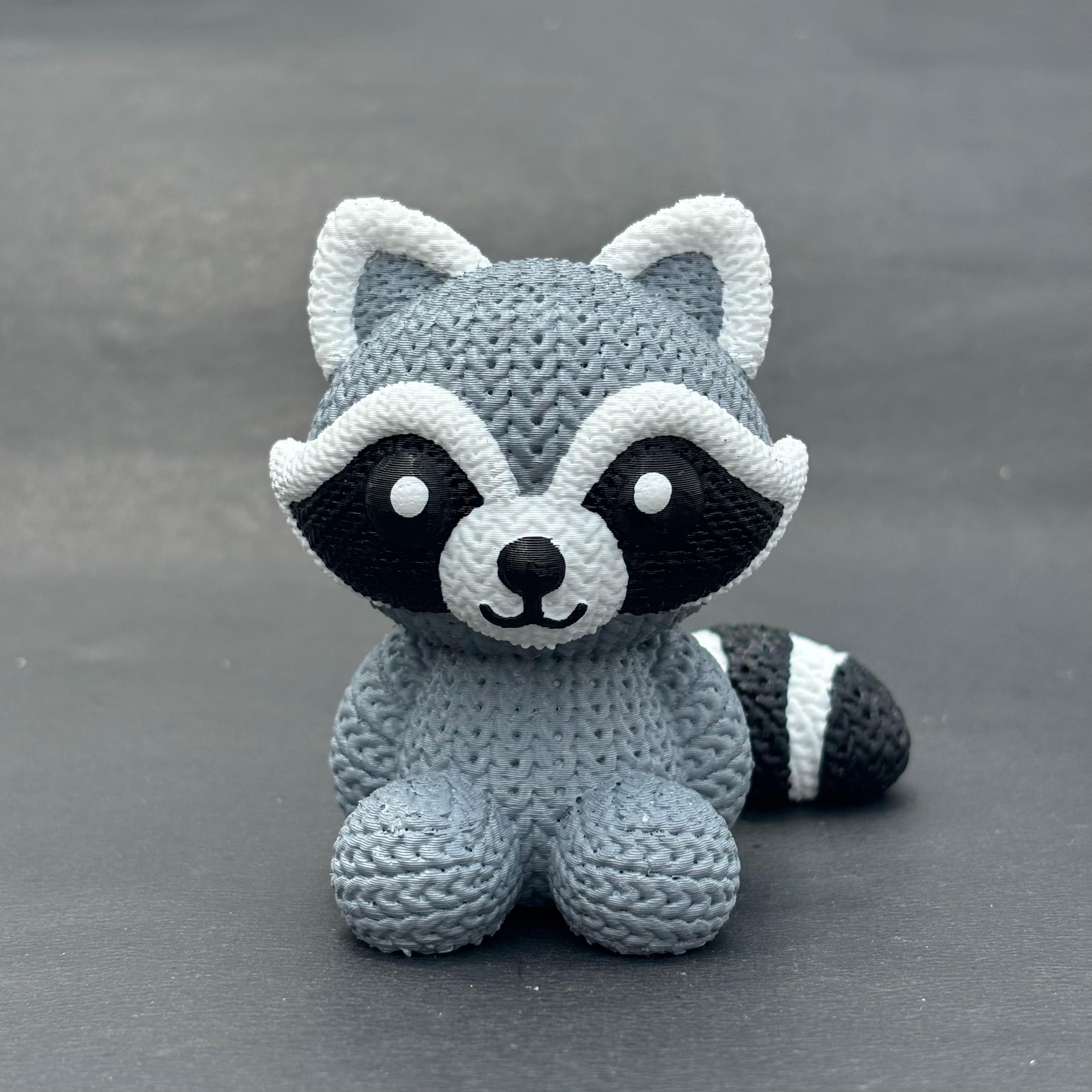 Knitted Racoon