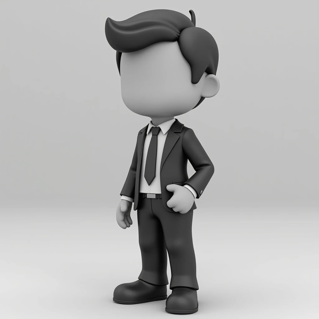 A little politician with a suite and tie 