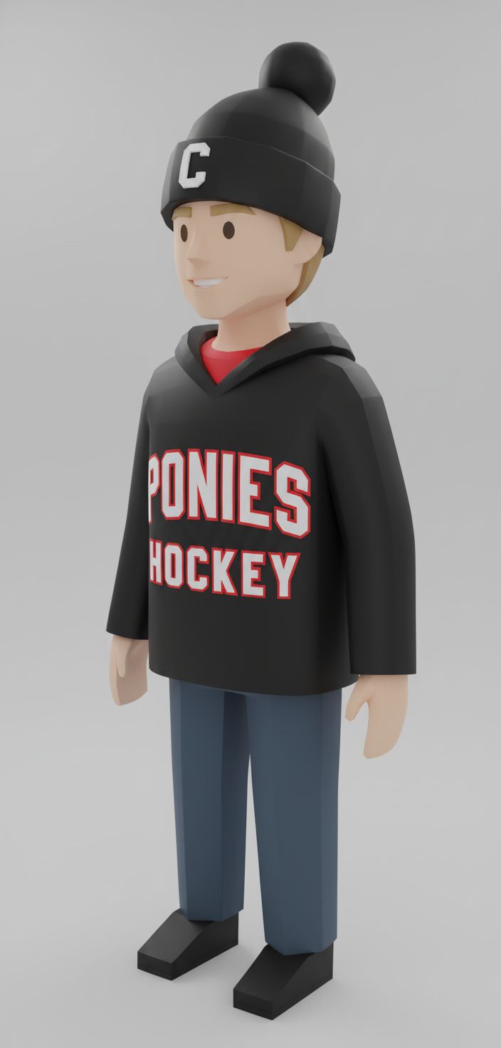 just make him a stand up figure